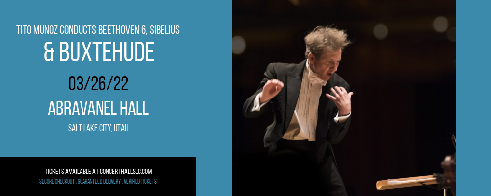 Tito Munoz Conducts Beethoven 6, Sibelius & Buxtehude at Abravanel Hall