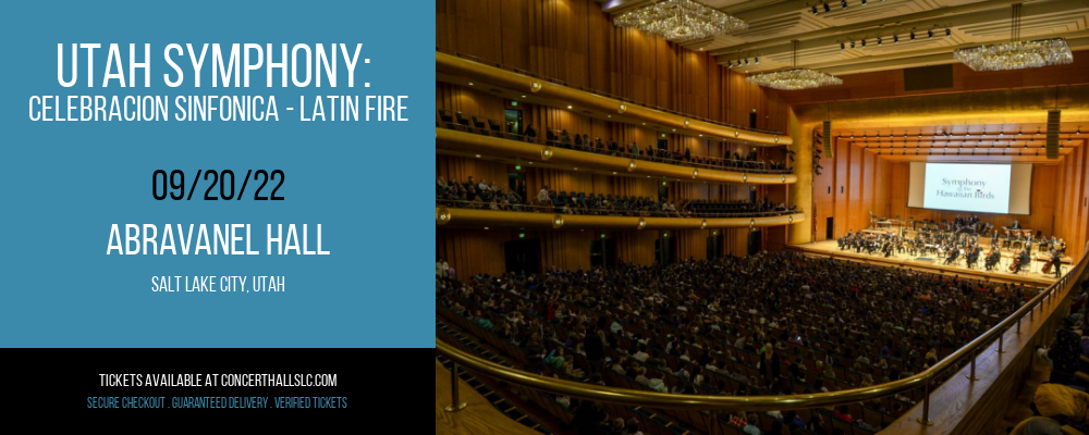 Utah Symphony: Celebracion Sinfonica - Latin Fire at Abravanel Hall