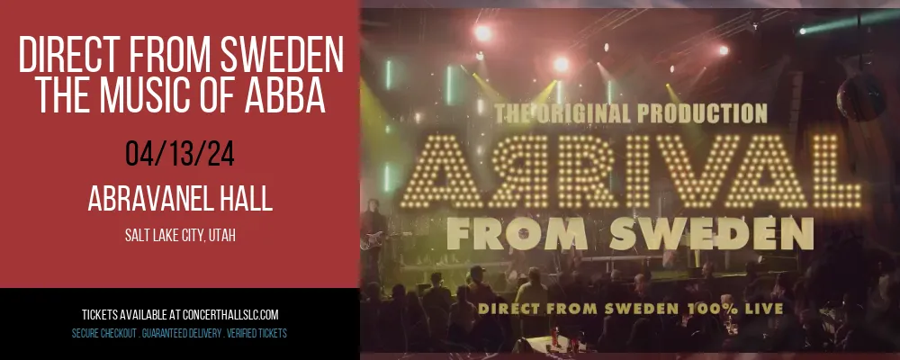 Direct From Sweden - The Music of ABBA at Abravanel Hall
