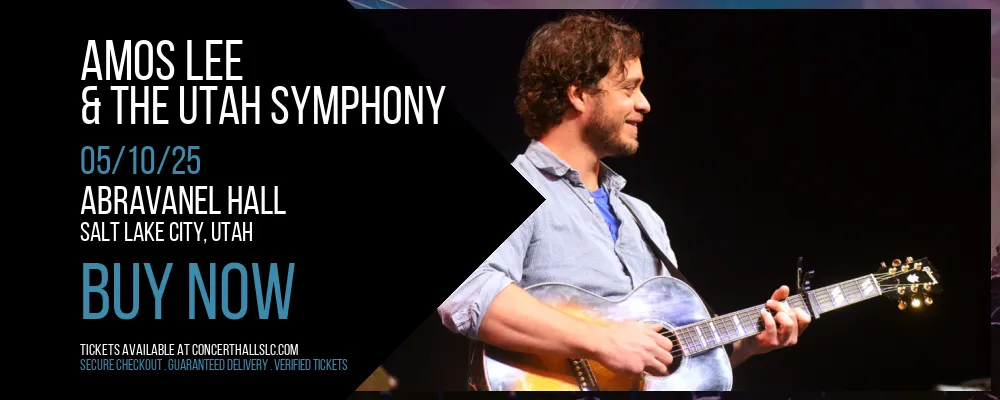 Amos Lee & The Utah Symphony at Abravanel Hall