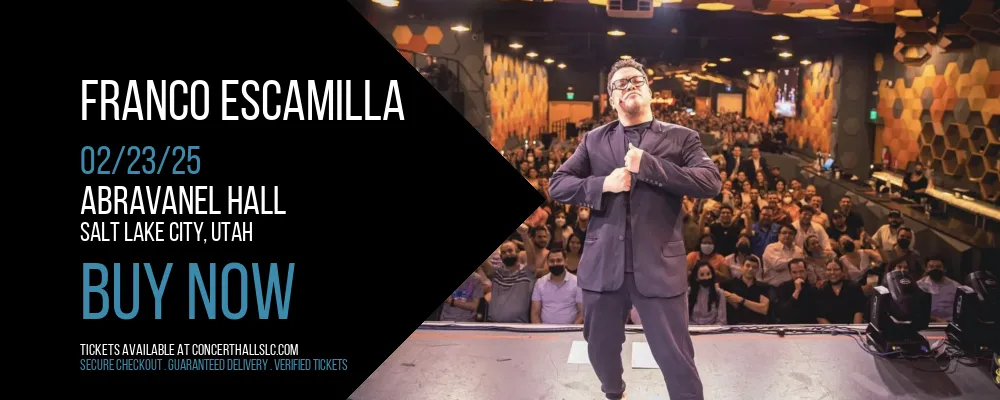 Franco Escamilla at Abravanel Hall